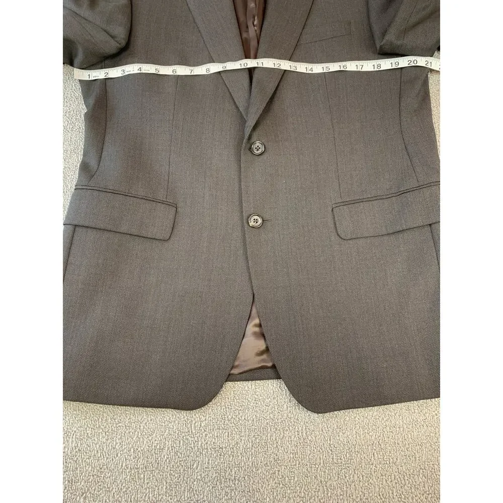 Ralph Lauren Suit Jacket‎ Blazer Wool Brown 40R